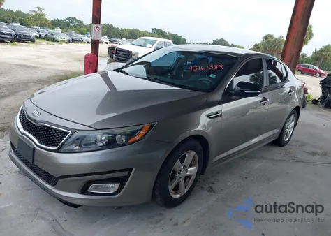 2015 Kia Optima Lx z USA, uszkodzony, nr VIN 5XXGM4A78FG496839